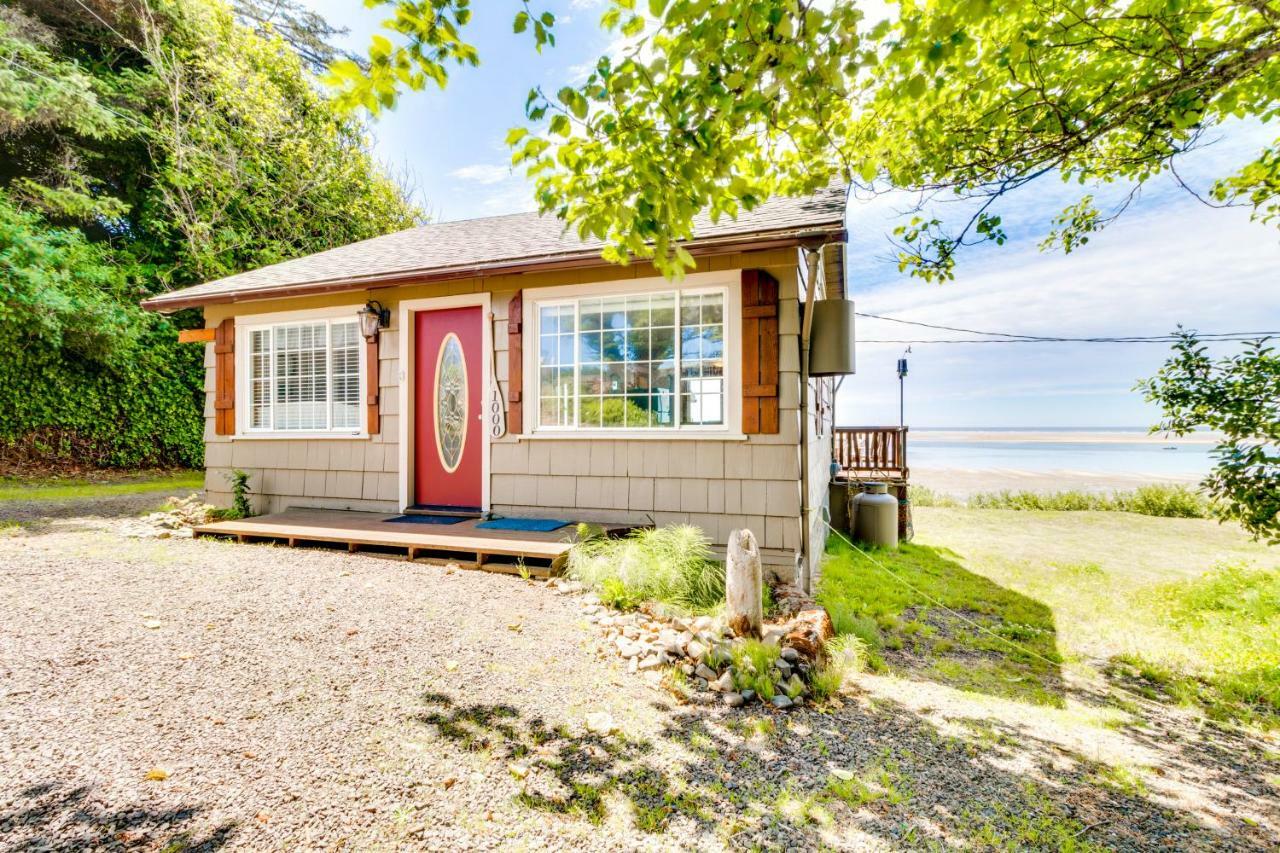 Happy Camp Beachfront Cabin Netarts Exteriör bild